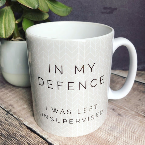 Geometric In my defence Mug