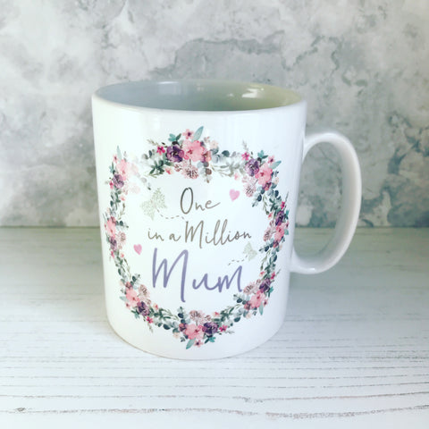 One in a Million Floral & Butterfly ... Female Relative Mug - Mother’s Day