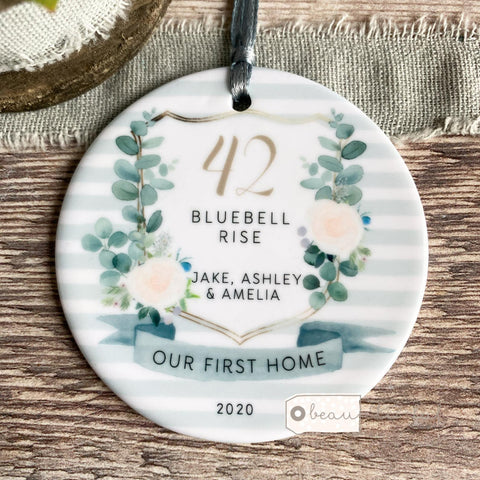 Personalised New Home First Home Quote  Ceramic Keepsake