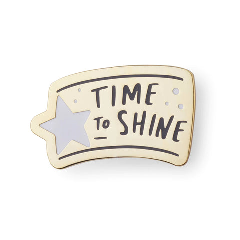 Time to Shine Enamel Pin