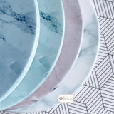 Follow your dreams... quote marble style Ceramic Round Coaster