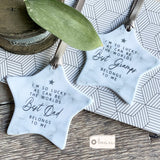 Personalised I’m so lucky... Best Dad Grandad Gramps Father’s Day Marble Style Star Keepsake