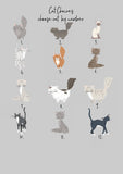 Personalised Cat Pet Merry Christmas Ceramic Star