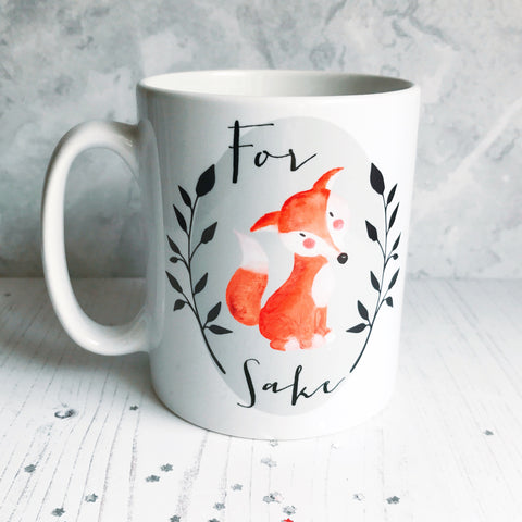 For Fox Sake Ceramic Mug