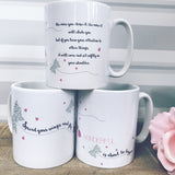 Spread your Wings and Fly Butterfly Quote Detail Mug