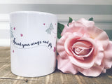 Spread your Wings and Fly Butterfly Quote Detail Mug