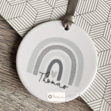 Personalised Name Rainbow Ceramic  Decoration